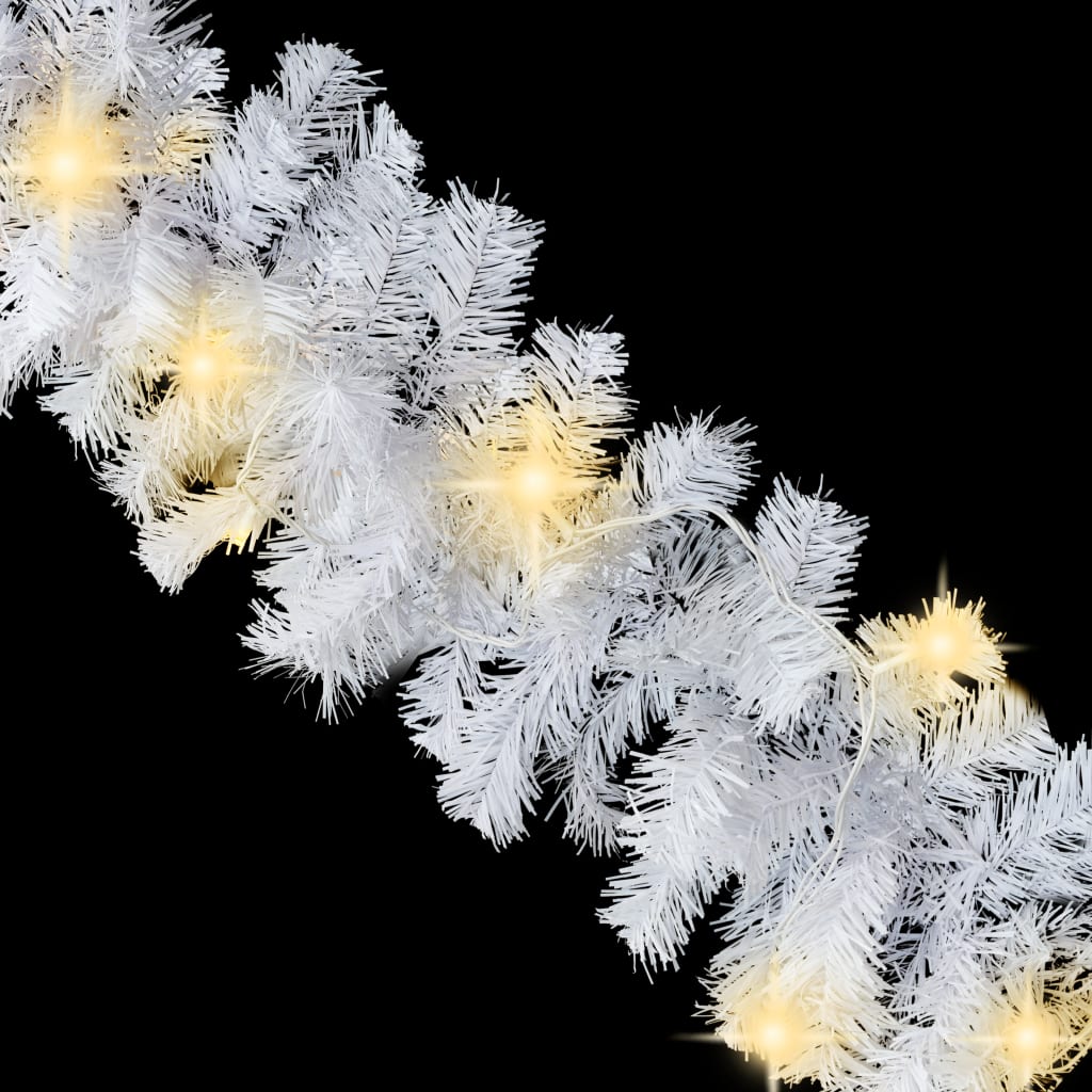 vidaXL Γιρλάντα Χριστουγεννιάτικη με Λαμπάκια LED Λευκή 5 μ.
