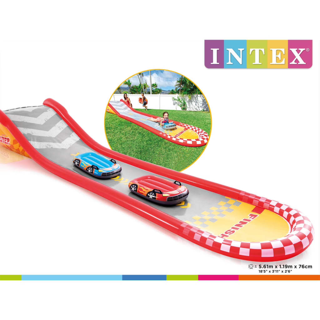 Intex Τσουλήθρα Racing Fun 561 x 119 x 76 εκ.