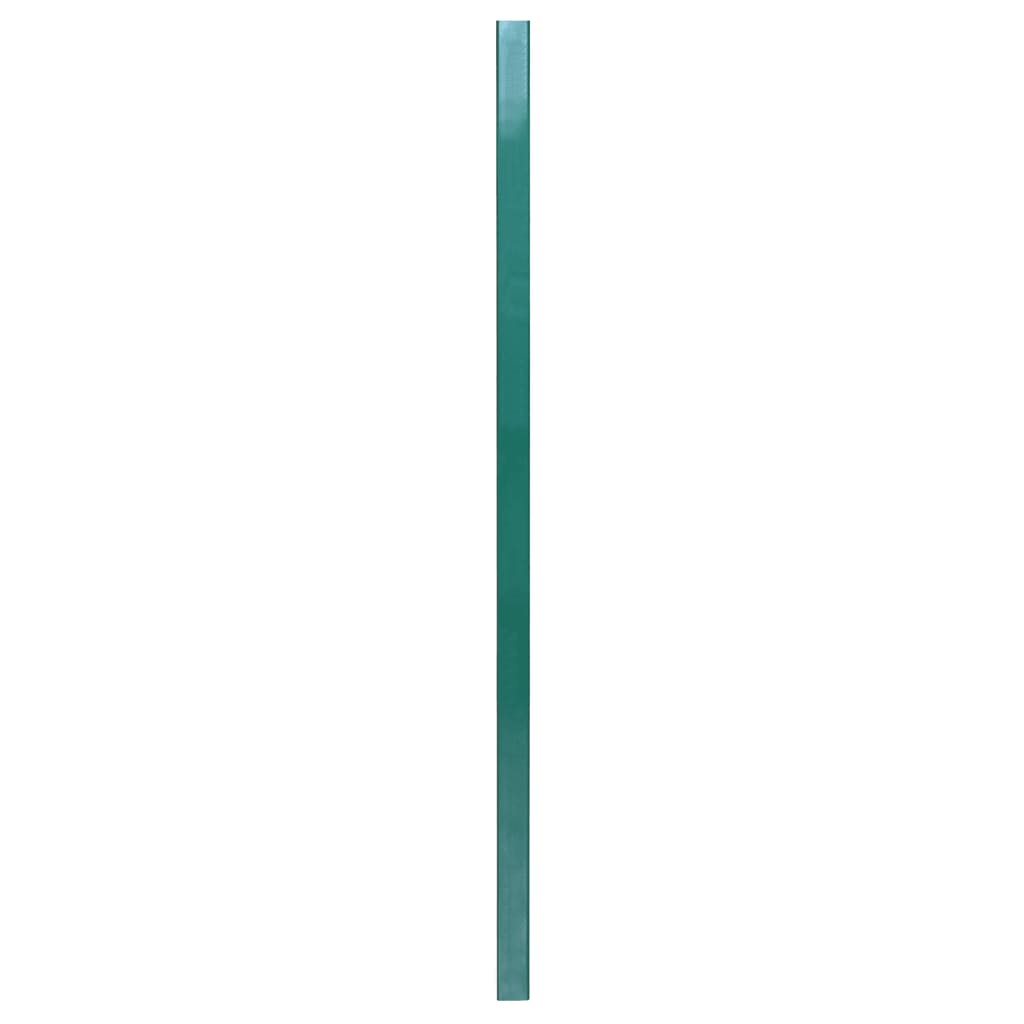 vidaXL Στύλοι Περίφραξης 10 τεμ. Πράσινο 170 εκ. Γαλβανισμένο Ατσάλι