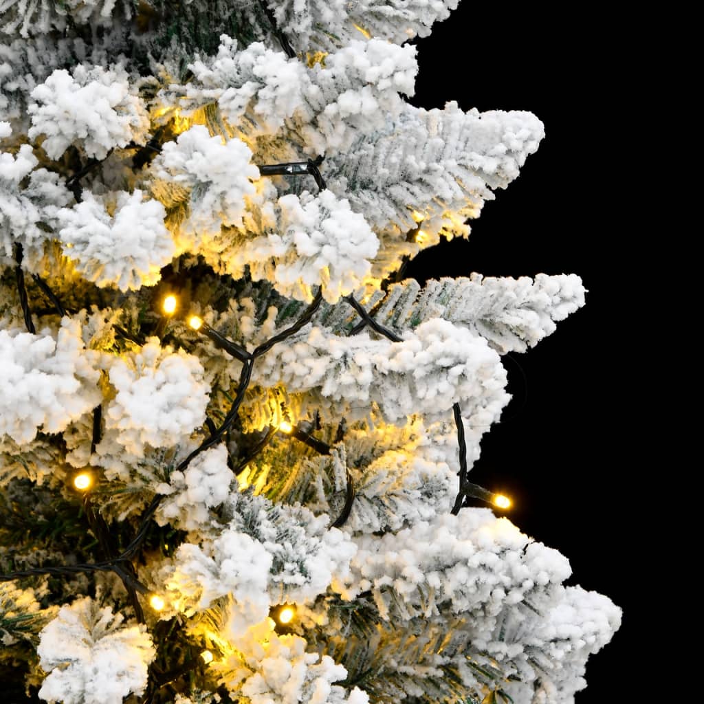 vidaXL Χριστουγεν. Δέντρο Τεχνητό Αρθρωτό με 150 LED & Χιόνι 120 εκ.