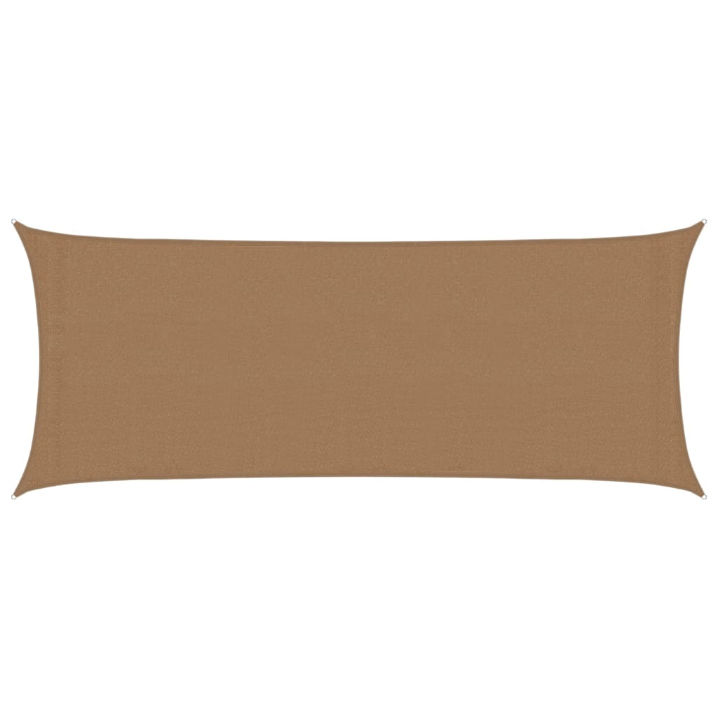 vidaXL Πανί Σκίασης Taupe 2 x 5 μ. από HDPE 160 γρ./μ²