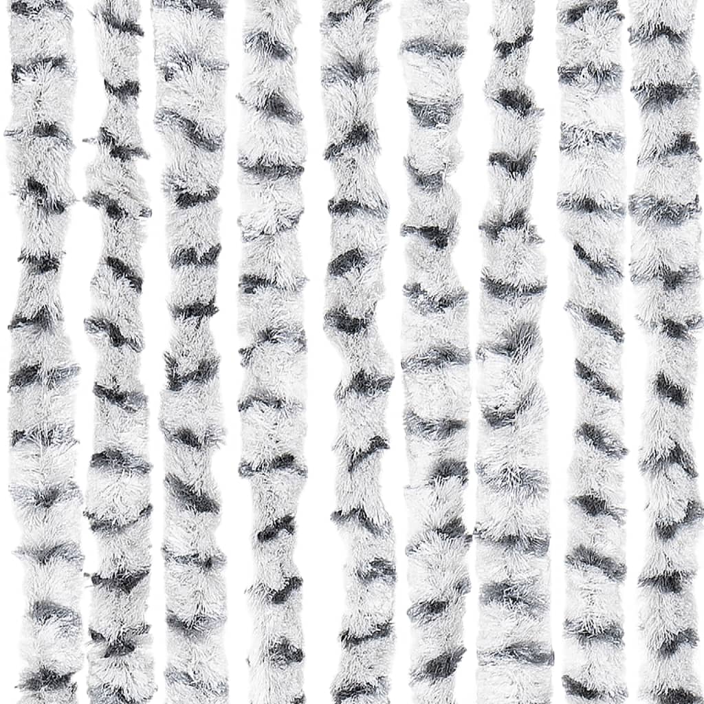 vidaXL Σήτα Εντόμων Ανοιχτό Γκρι / Σκούρο Γκρι 100 x 230 εκ. από Σενίλ