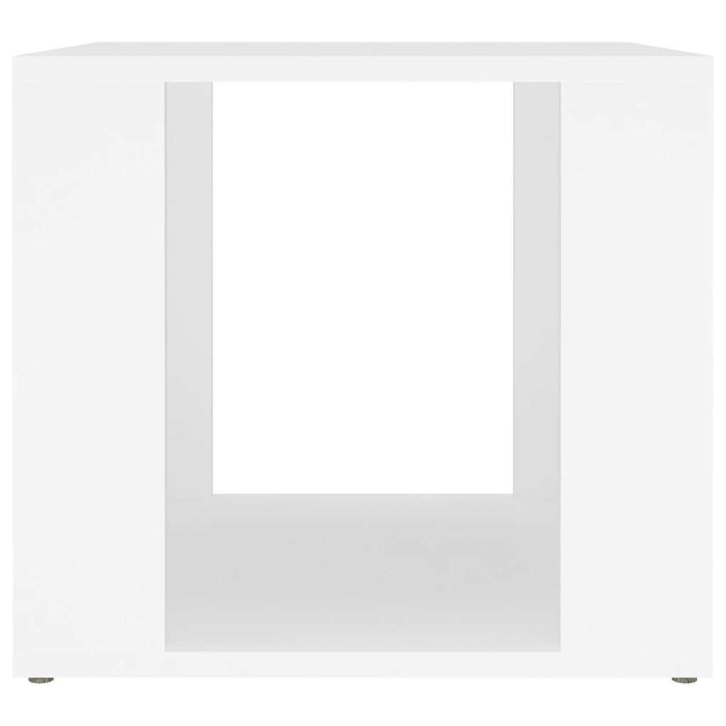 vidaXL Κομοδίνο Λευκό 41 x 40 x 36 εκ. από Επεξεργασμένο Ξύλο