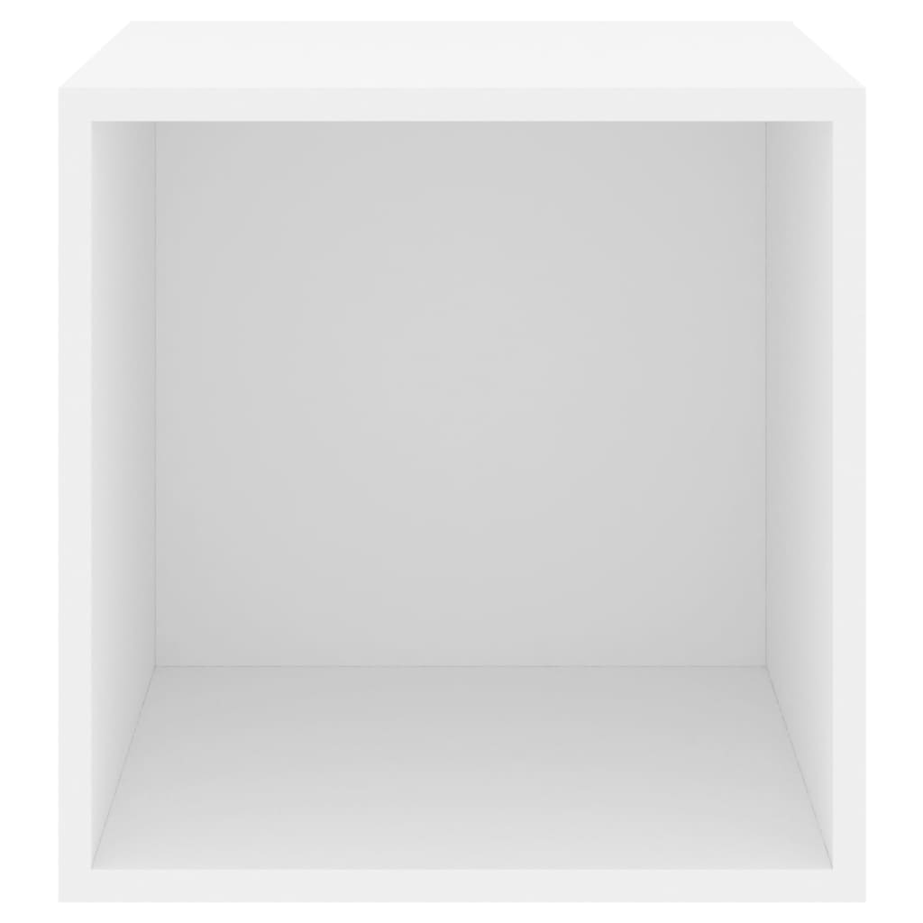 vidaXL Ντουλάπια Τοίχου 2 τεμ. Λευκά 37 x 37 x 37 εκ. από Μοριοσανίδα