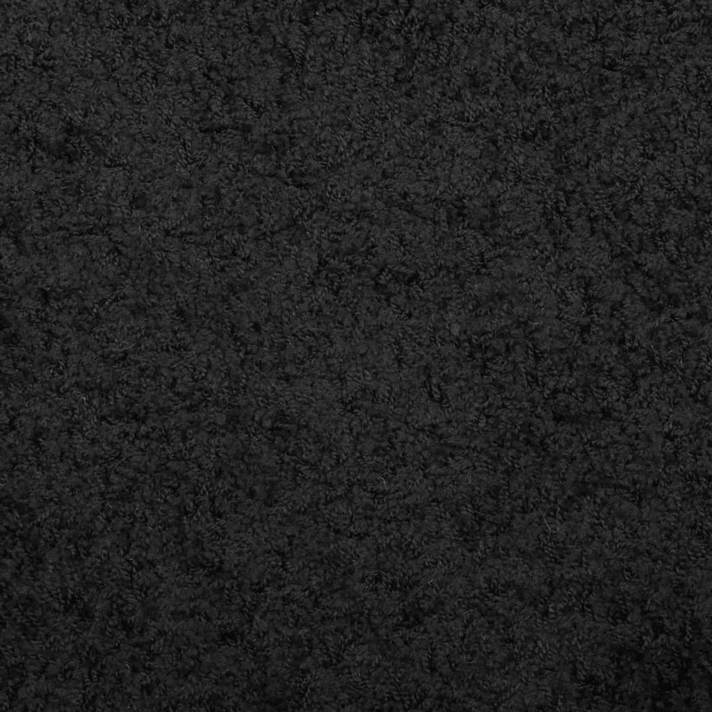 vidaXL Χαλί Shaggy PAMPLONA με Ψηλό Πέλος Μοντέρνο Μαύρο 60x110 εκ.