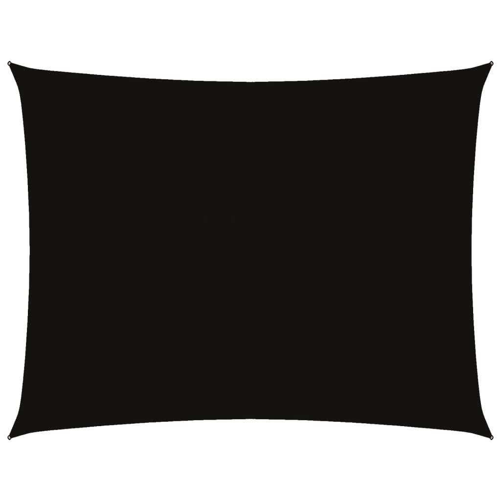 vidaXL Πανί Σκίασης Ορθογώνιο Μαύρο 3,5 x 4,5 μ. από Ύφασμα Oxford