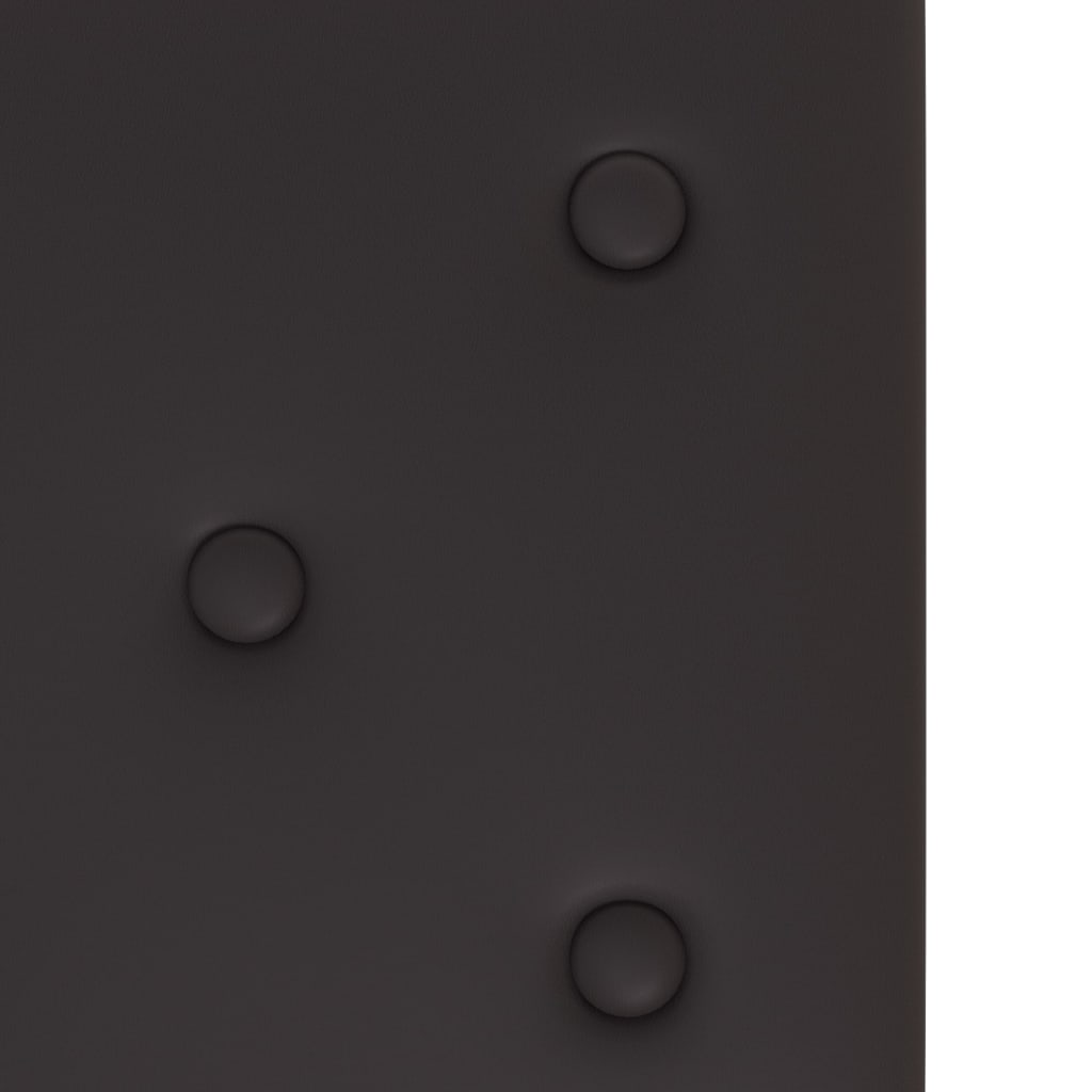 vidaXL Πάνελ Τοίχου 12 τεμ. Μαύρα 90 x 30 εκ. 3,24 μ² Συνθετικό Δέρμα