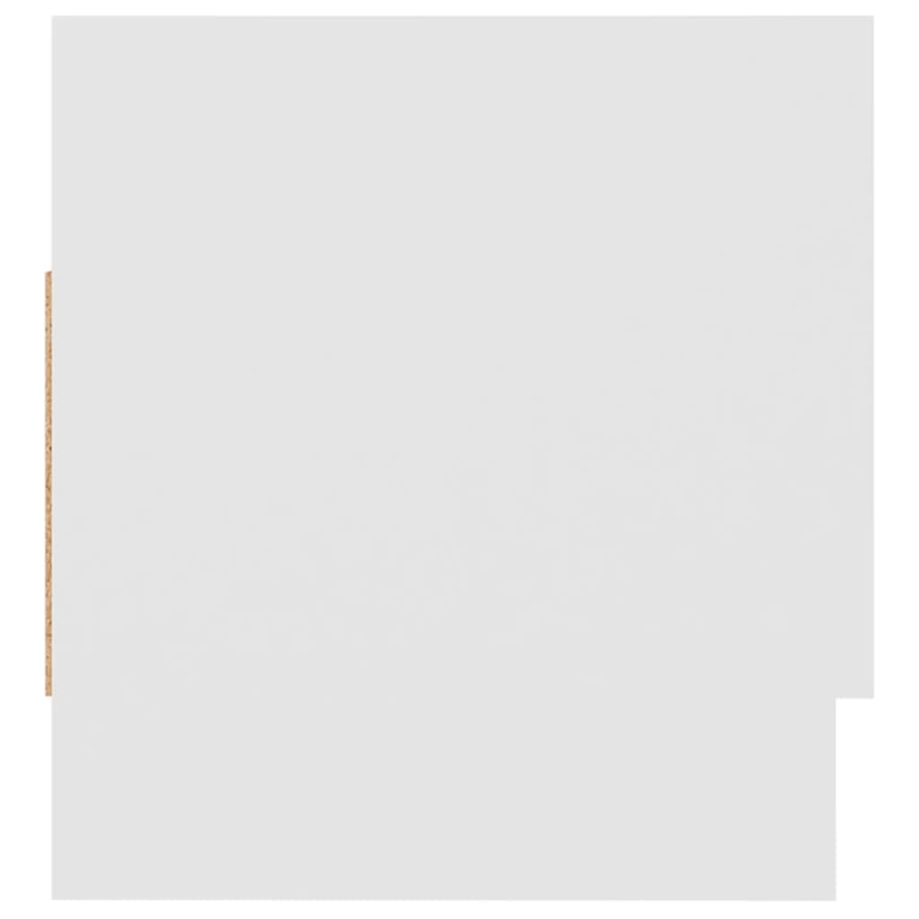 vidaXL Ντουλάπα Λευκή 70 x 32,5 x 35 εκ. από Μοριοσανίδα
