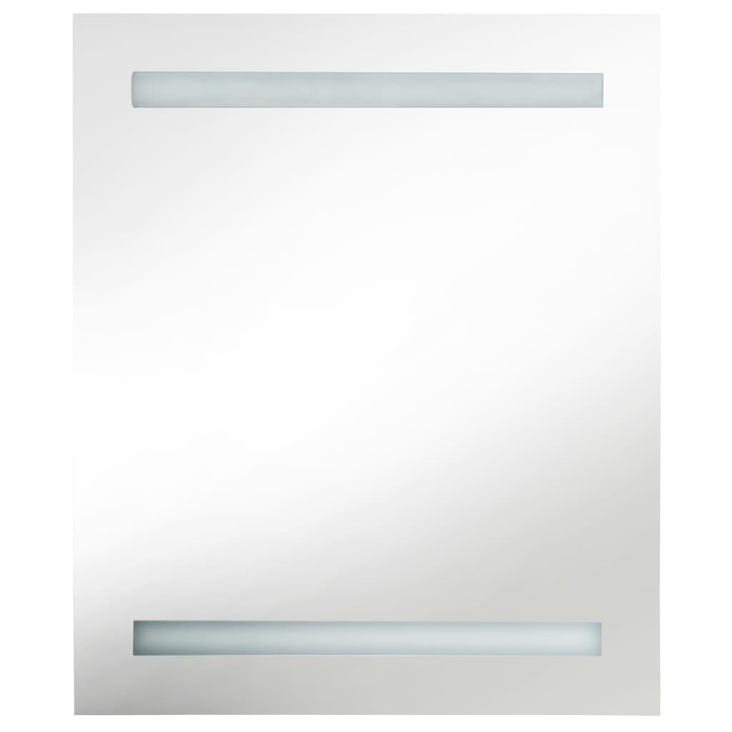 vidaXL Ντουλάπι Μπάνιου με Καθρέφτη και Φωτισμό LED 50 x 13,5 x 60 εκ.