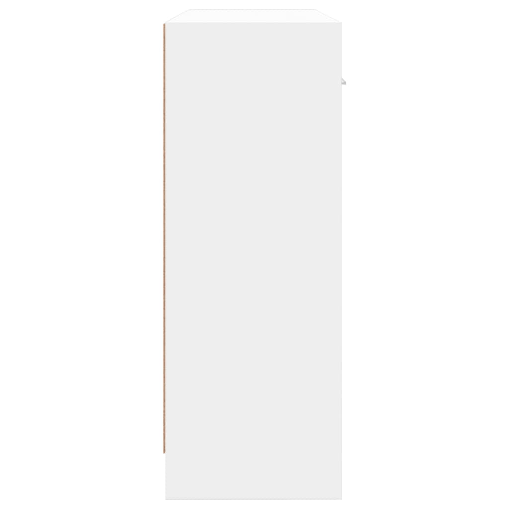 vidaXL Μπουφές Λευκός 91 x 28 x 75 εκ. από Επεξεργασμένο Ξύλο