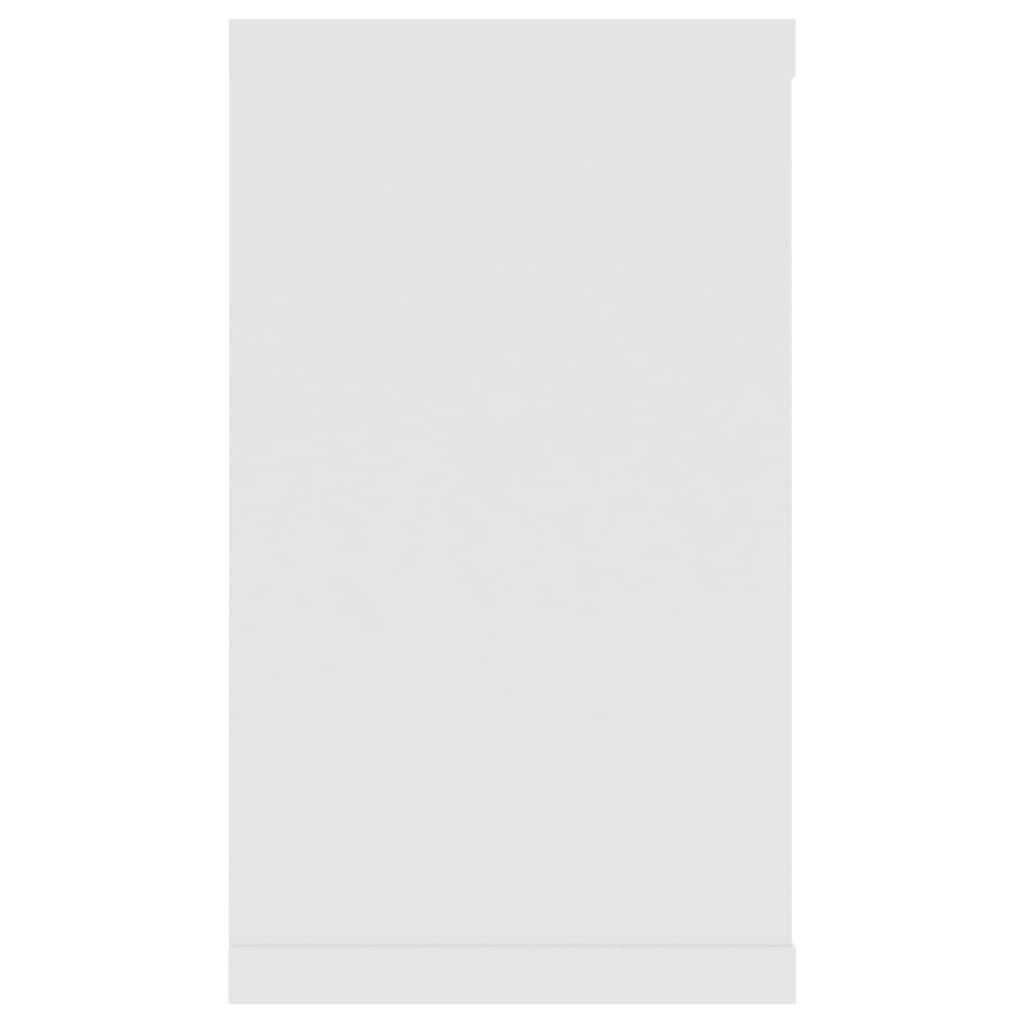 vidaXL Ράφια Κύβοι Τοίχου 6 τεμ. Λευκά 80 x 15 x 26,5 εκ. Μοριοσανίδα