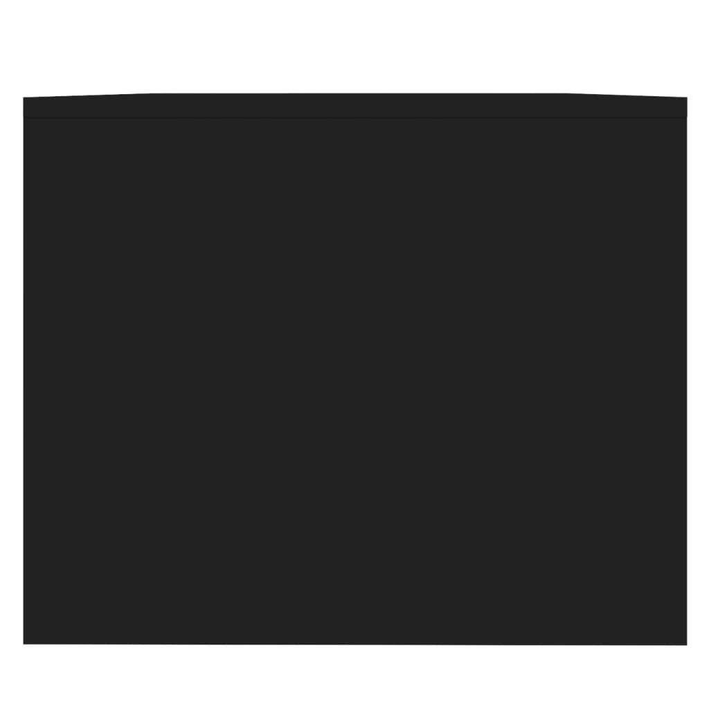 vidaXL Τραπεζάκι Σαλονιού Μαύρο 90 x 50 x 41,5 εκ. από Μοριοσανίδα