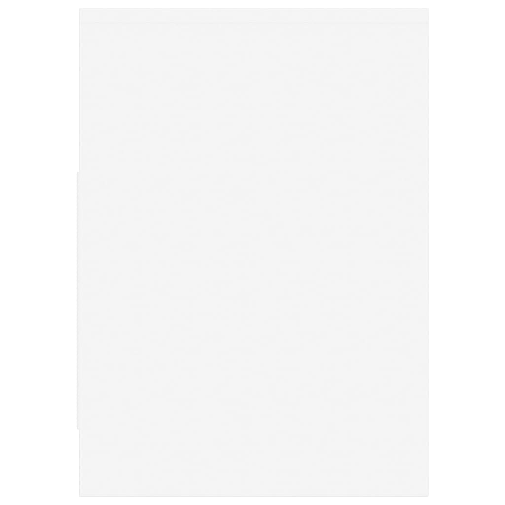 vidaXL Έπιπλο Τηλεόρασης Γυαλ. Λευκό 102x37,5x52,5 εκ. από Μοριοσανίδα