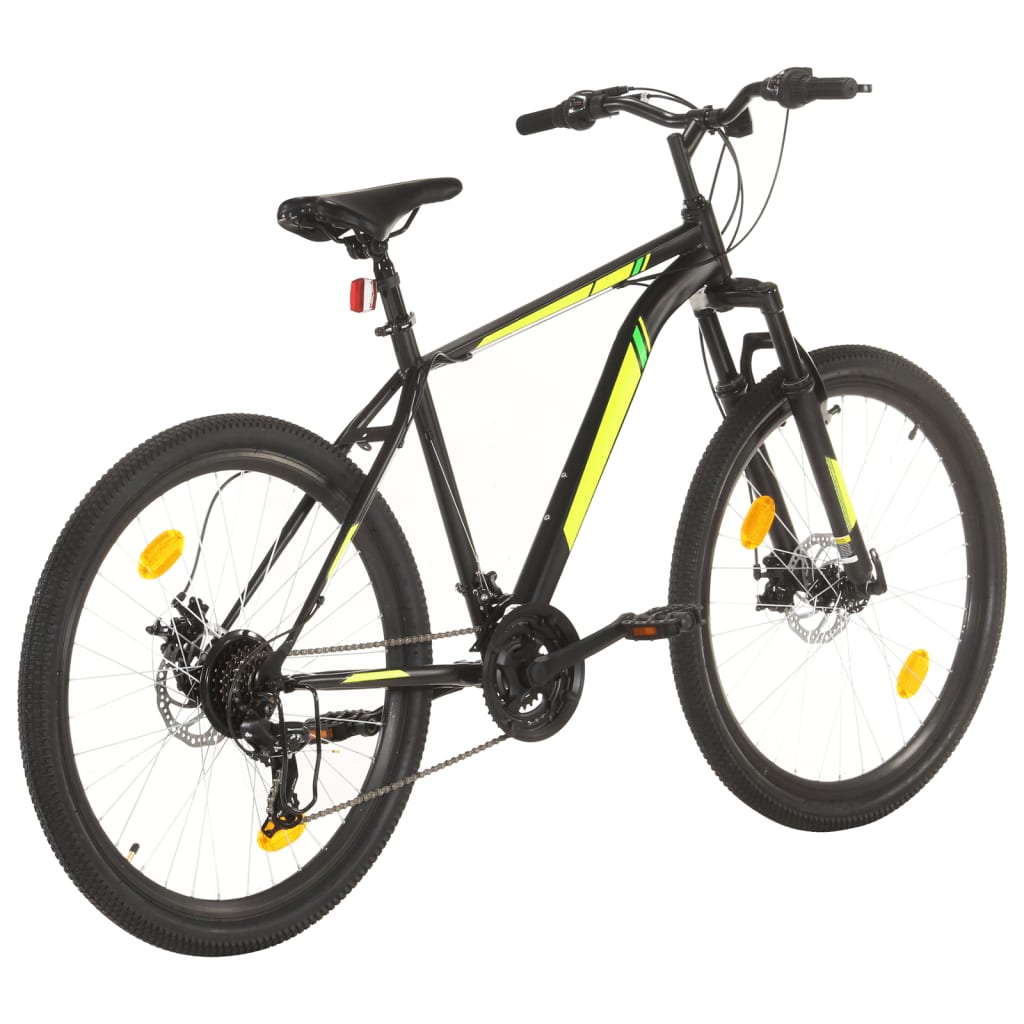 vidaXL Ποδήλατο Mountain 27,5'' Μαύρο με 21 Ταχύτητες 42 εκ.