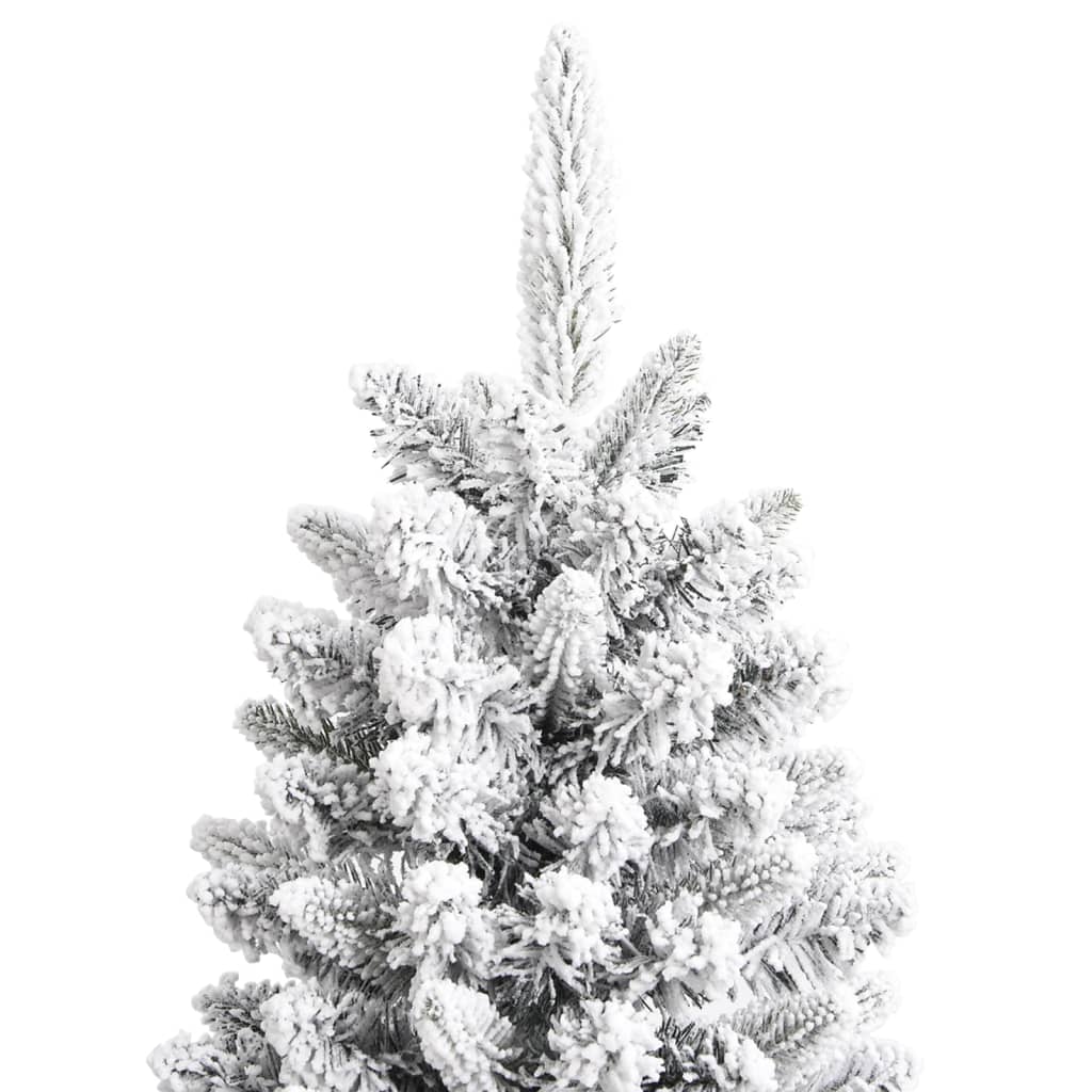 vidaXL Χριστουγεννιάτικο Δέντρο Τεχνητό με Χιόνι 150 εκ. PVC & PE