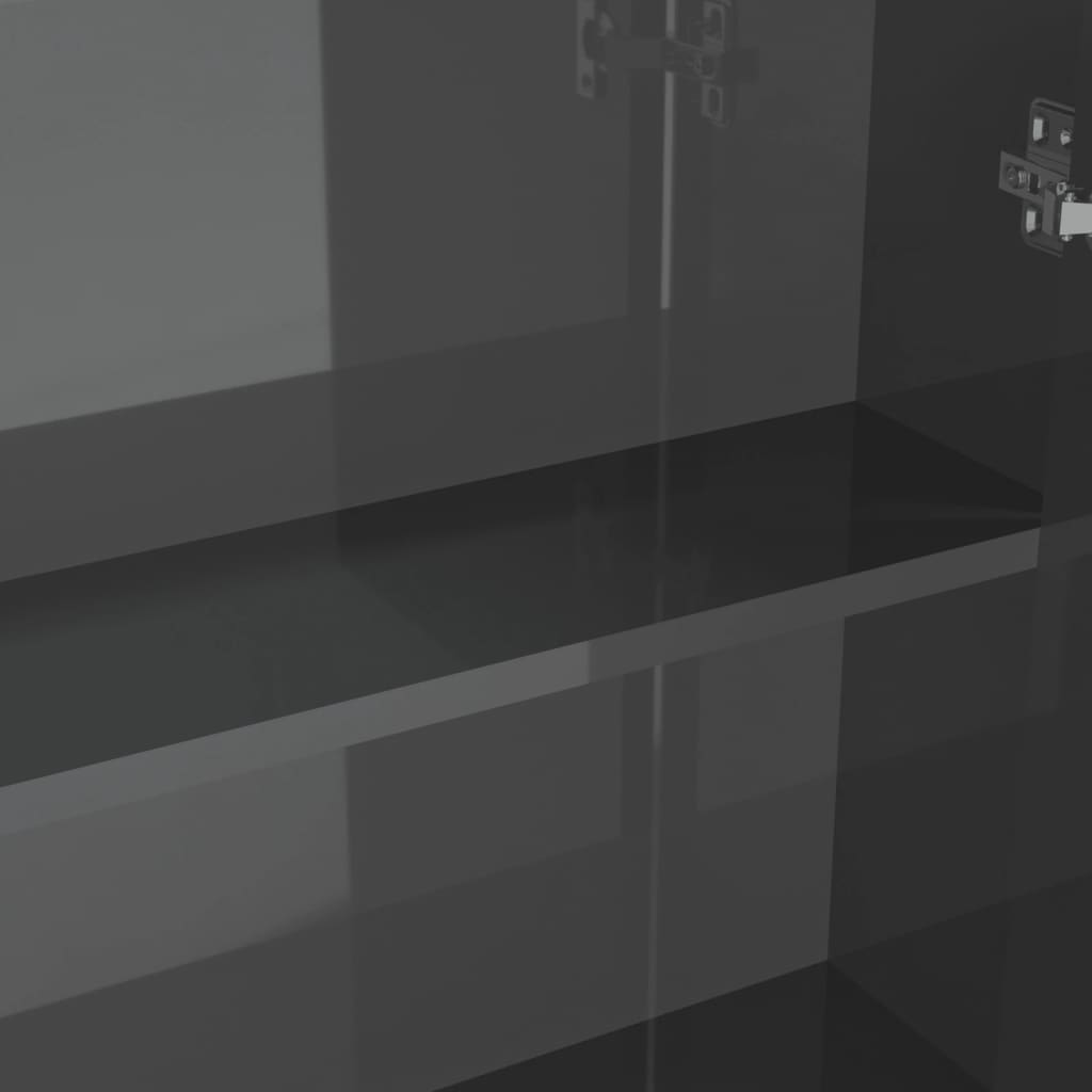 vidaXL Ντουλάπι Μπάνιου με Καθρέφτη Γκρι 60 x 15 x 75 εκ. από MDF