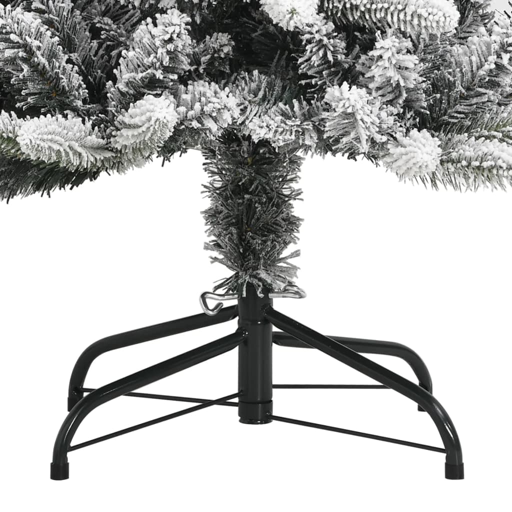 vidaXL Χριστουγεννιάτικο Δέντρο Τεχνητό με Χιόνι 120 εκ. PVC & PE