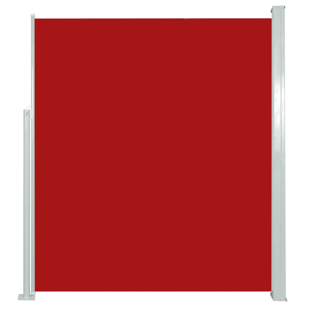 vidaXL Σκίαστρο Βεράντας Πλαϊνό Συρόμενο Κόκκινο 180 x 300 εκ.