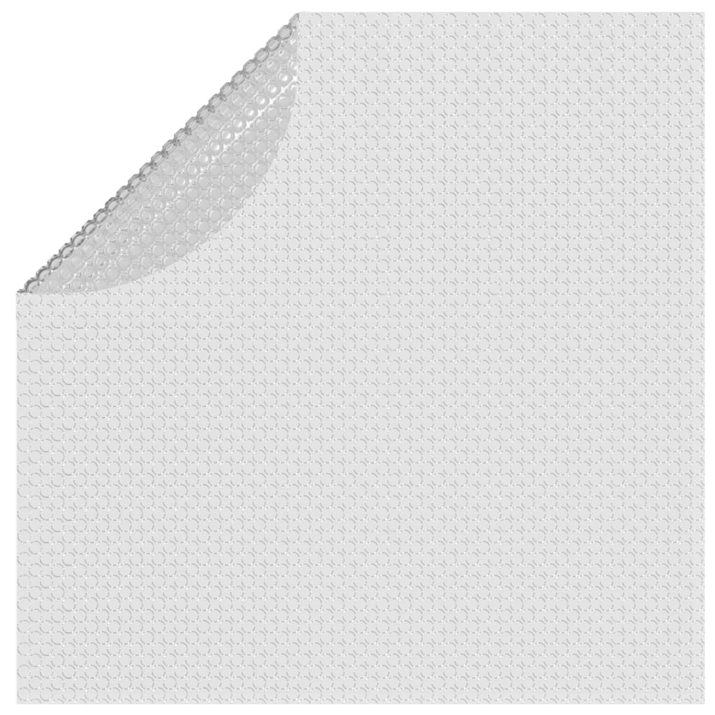 vidaXL Κάλυμμα Πισίνας Ηλιακό Γκρι 455 εκ. από Πολυαιθυλένιο