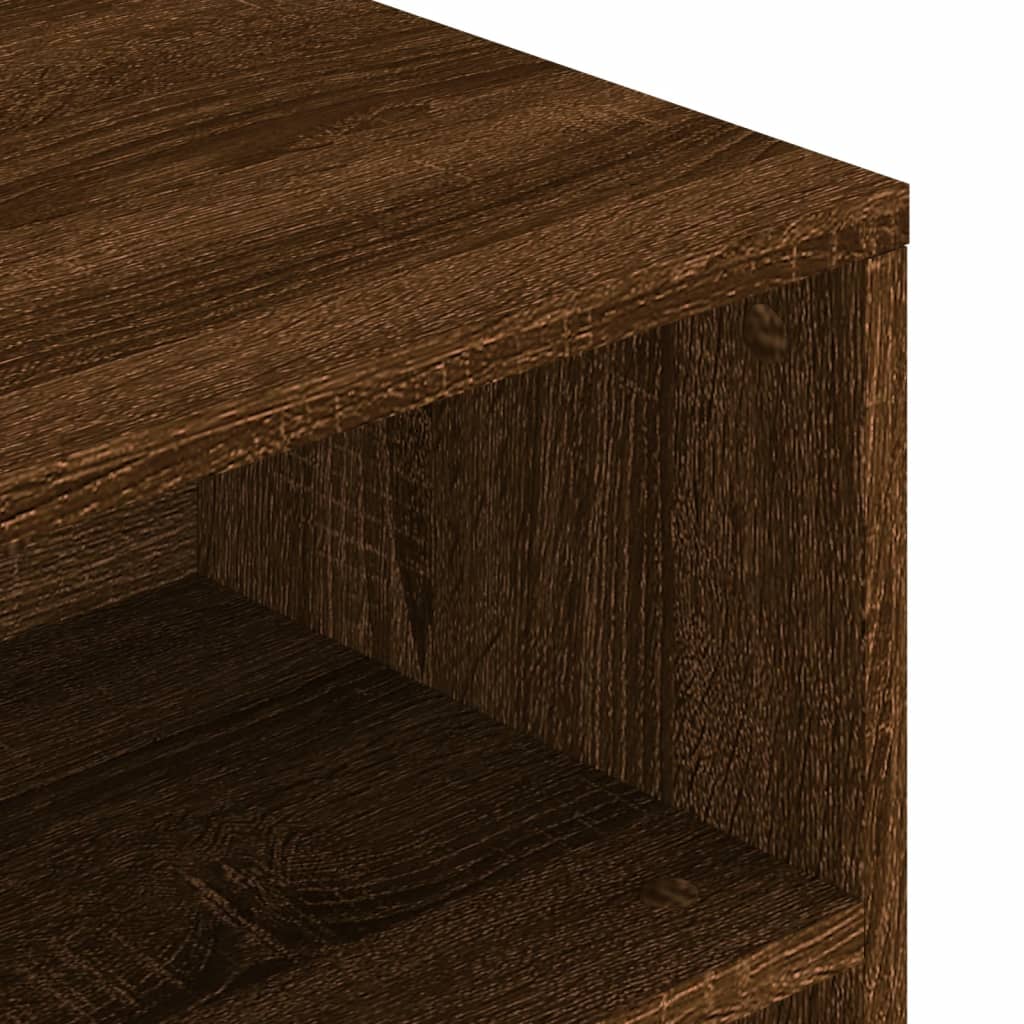 vidaXL Τραπεζάκι Σαλονιού Καφέ Δρυς 90x55x42,5 εκ. Επεξεργασμένο Ξύλο