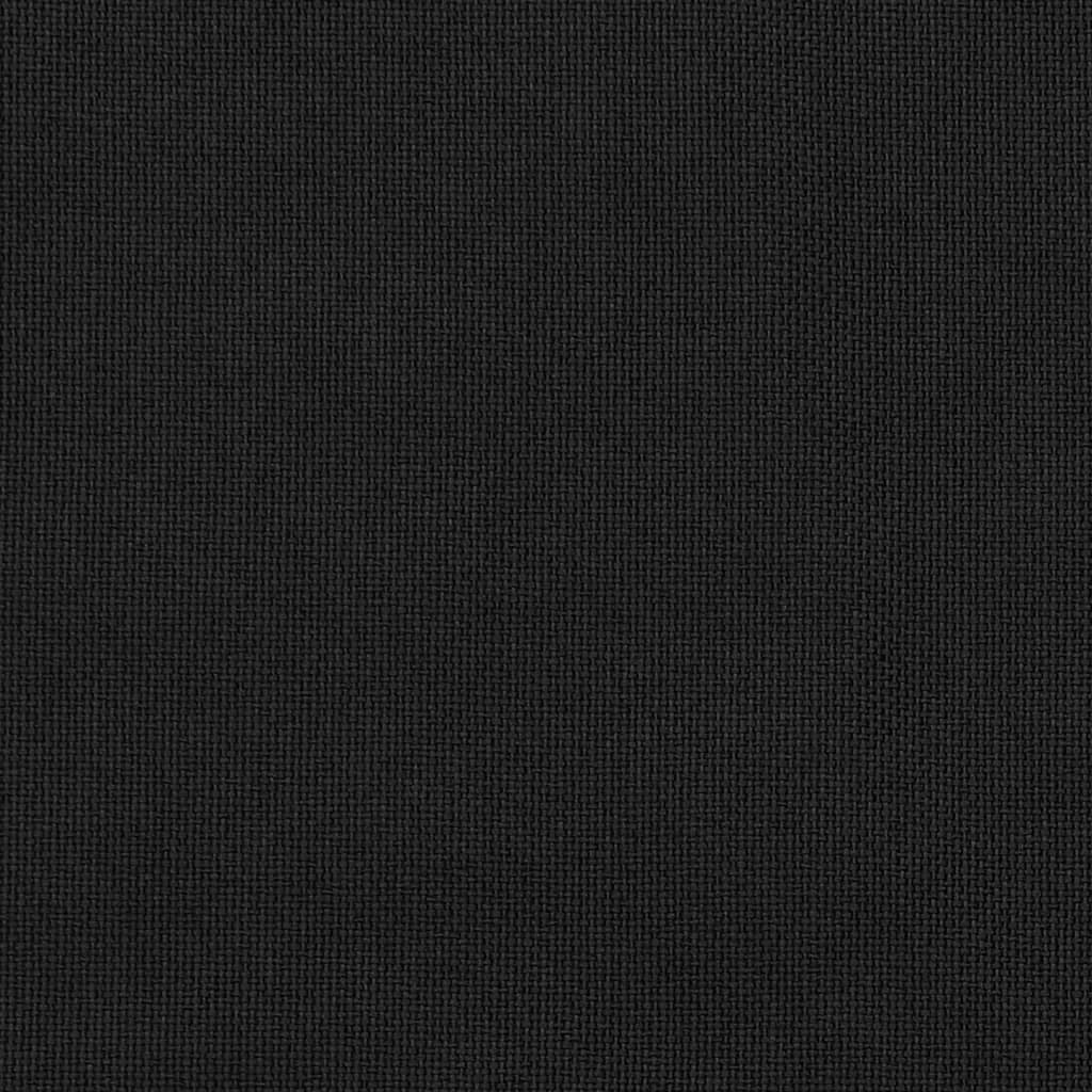 vidaXL Κουρτίνες Συσκότ. με Τρουκς/Όψη Λινού 2 τεμ. Μαύρες 140x225 εκ