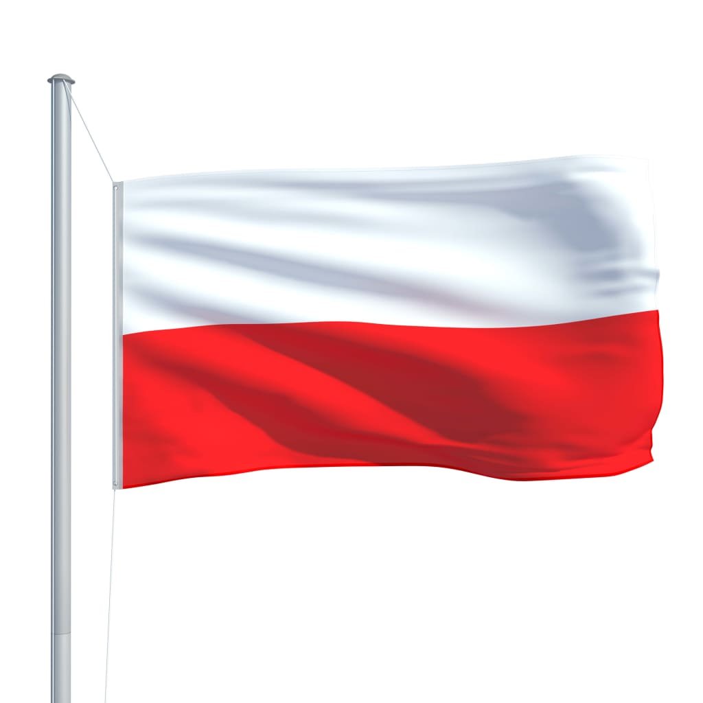 vidaXL Σημαία Πολωνίας 90 x 150 εκ.