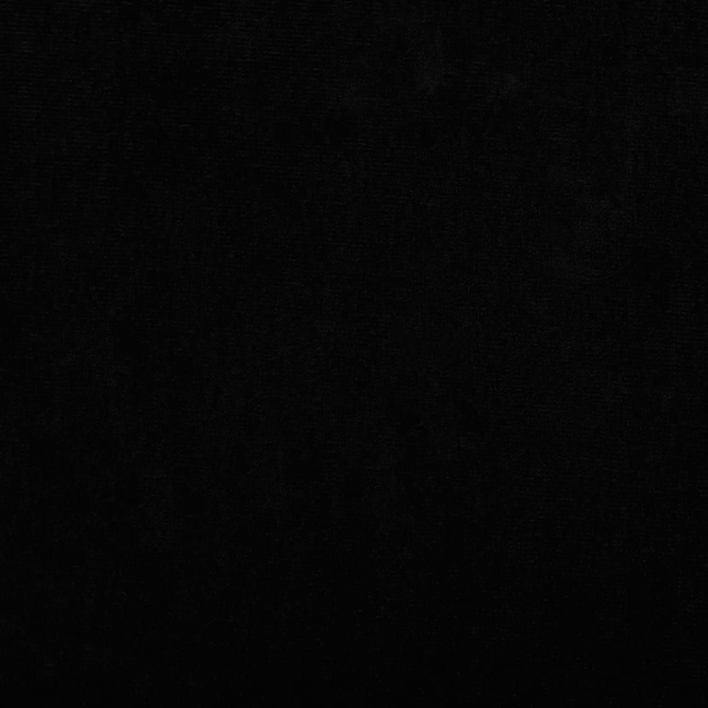 vidaXL Κρεβάτι Σκύλου με Προέκταση Μαύρο 100 x 50 x 30 εκ. Βελούδινο