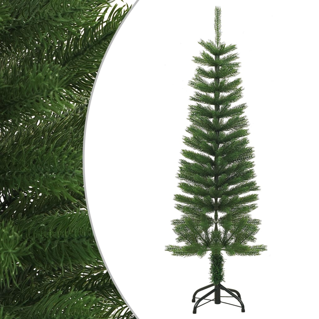 vidaXL Χριστουγεννιάτικο Δέντρο Τεχνητό Slim Με Βάση 120 εκ. Πολυαιθ.