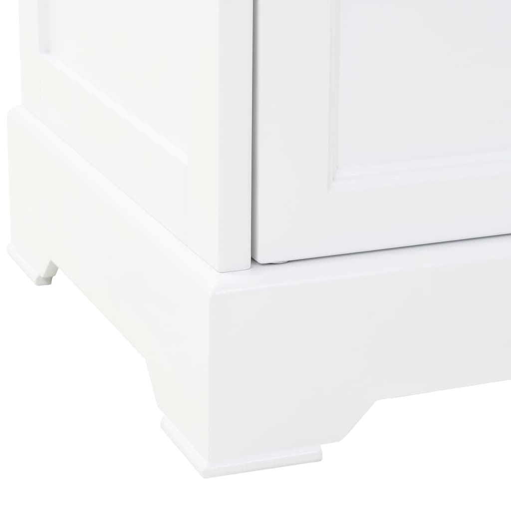 vidaXL Βιτρίνα Σαλονιού με 4 Πόρτες 80x40x180 εκ. MDF και Ξύλο Πεύκου