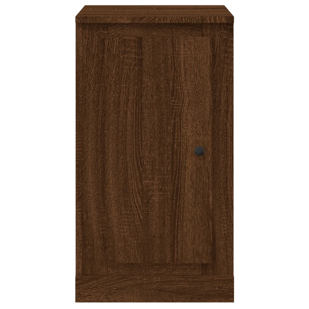 vidaXL Ντουλάπια 2 τεμ. Καφέ Δρυς 37,5x35,5x67,5 εκ Επεξεργ. Ξύλο