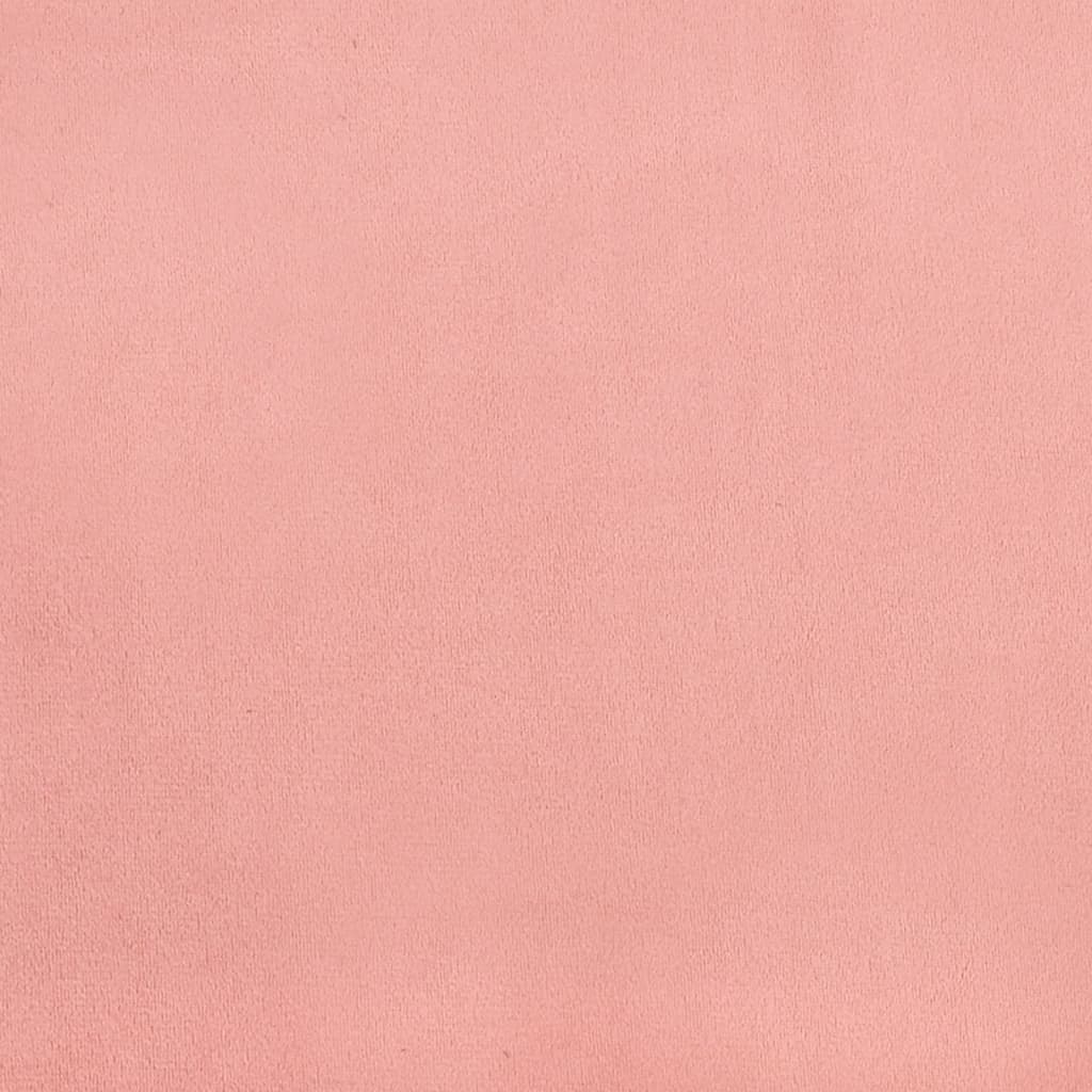 vidaXL Πλαίσιο Κρεβατιού Ροζ 120 x 200 εκ. Βελούδινο
