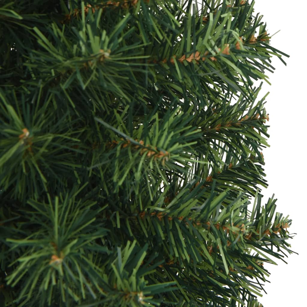 vidaXL Χριστουγεν. Δέντρο Slim Τεχνητό με Βάση Πράσινο 150 εκ.
