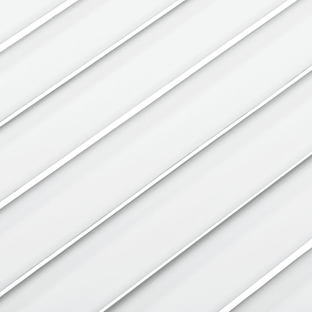 vidaXL Πορτάκια με Περσίδες 4 Τεμ. Λευκά 61,5x49,4εκ Μασίφ Ξύλο Πεύκου