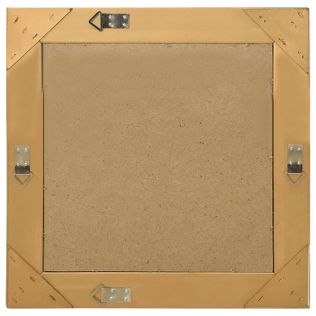 vidaXL Καθρέφτης Τοίχου με Μπαρόκ Στιλ Χρυσός 50 x 50 εκ.