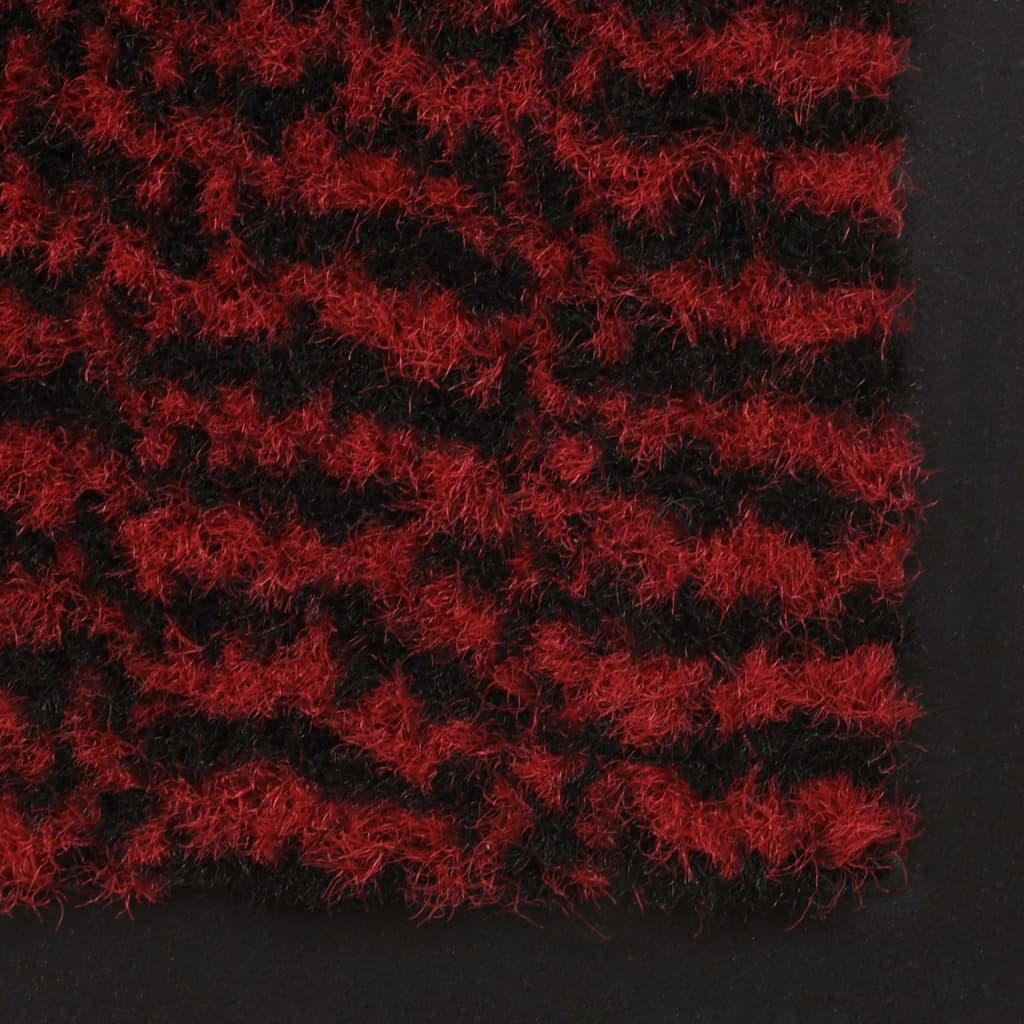 vidaXL Πατάκι Απορροφητικό Σκόνης Ορθογώνιο Κόκκινο 40x60 εκ. Θυσανωτό