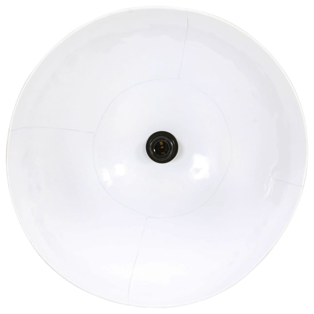 vidaXL Φωτιστικό Κρεμαστό Στρογγυλό 25 W Λευκό 48 εκ. Ε27