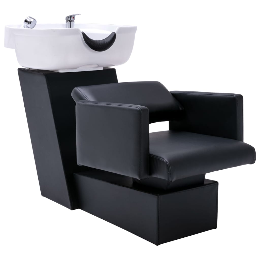 vidaXL Λουτήρας με Καρέκλες Κομμωτηρίου από Συνθετικό Δέρμα
