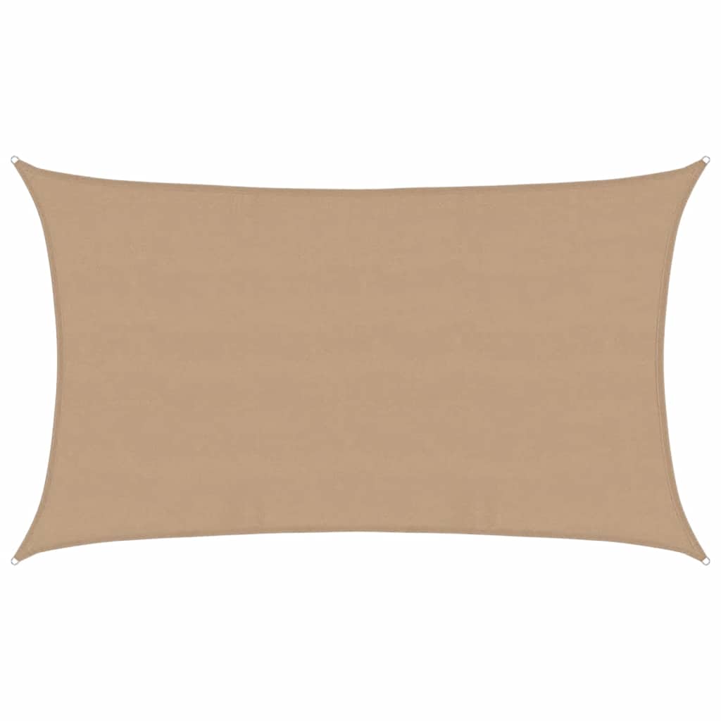 vidaXL Πανί Σκίασης Taupe 5 x 8 μ. από HDPE 160 γρ/μ²