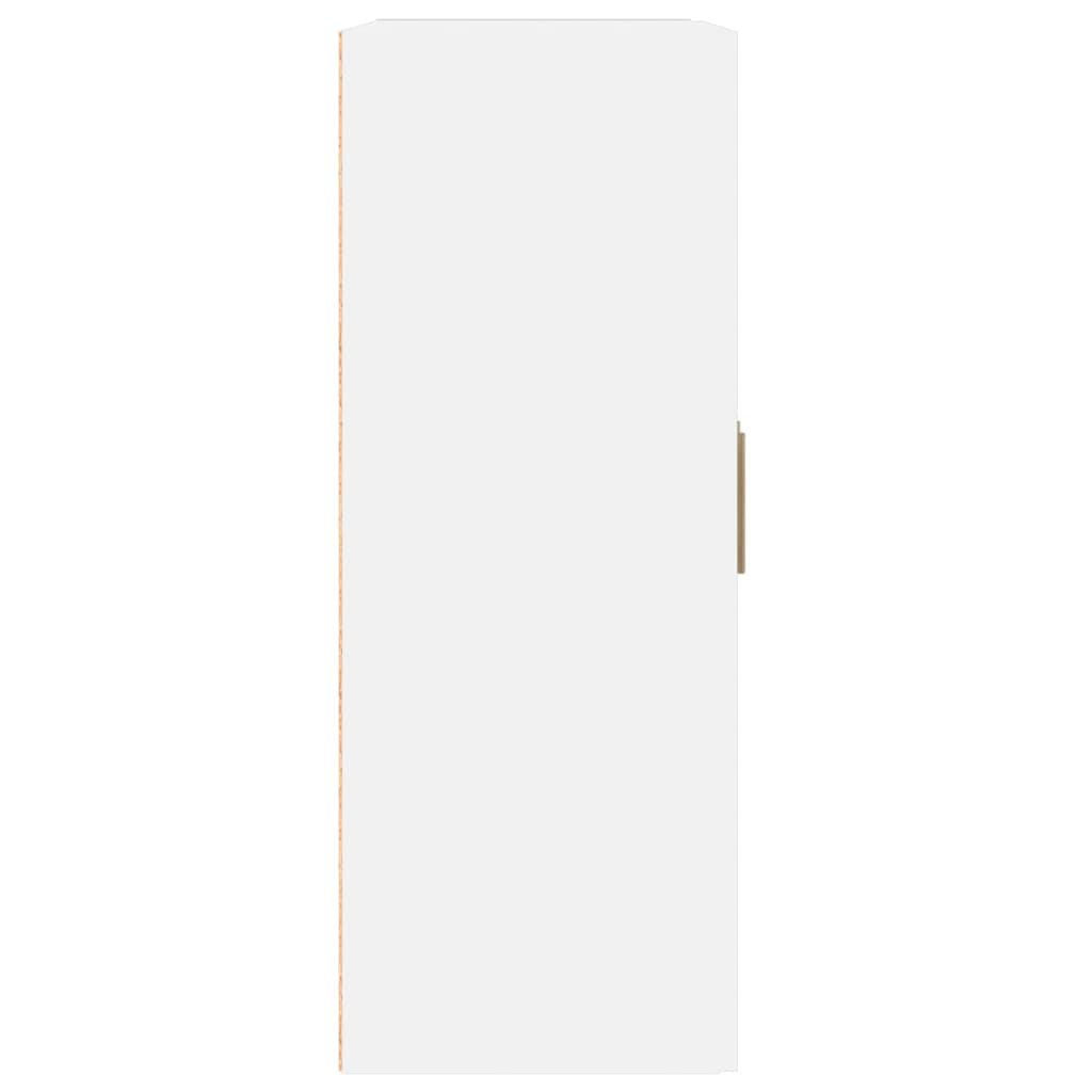 vidaXL Ντουλάπι Τοίχου Λευκό 69,5x32,5x90 εκ από Επεξεργασμένο Ξύλο