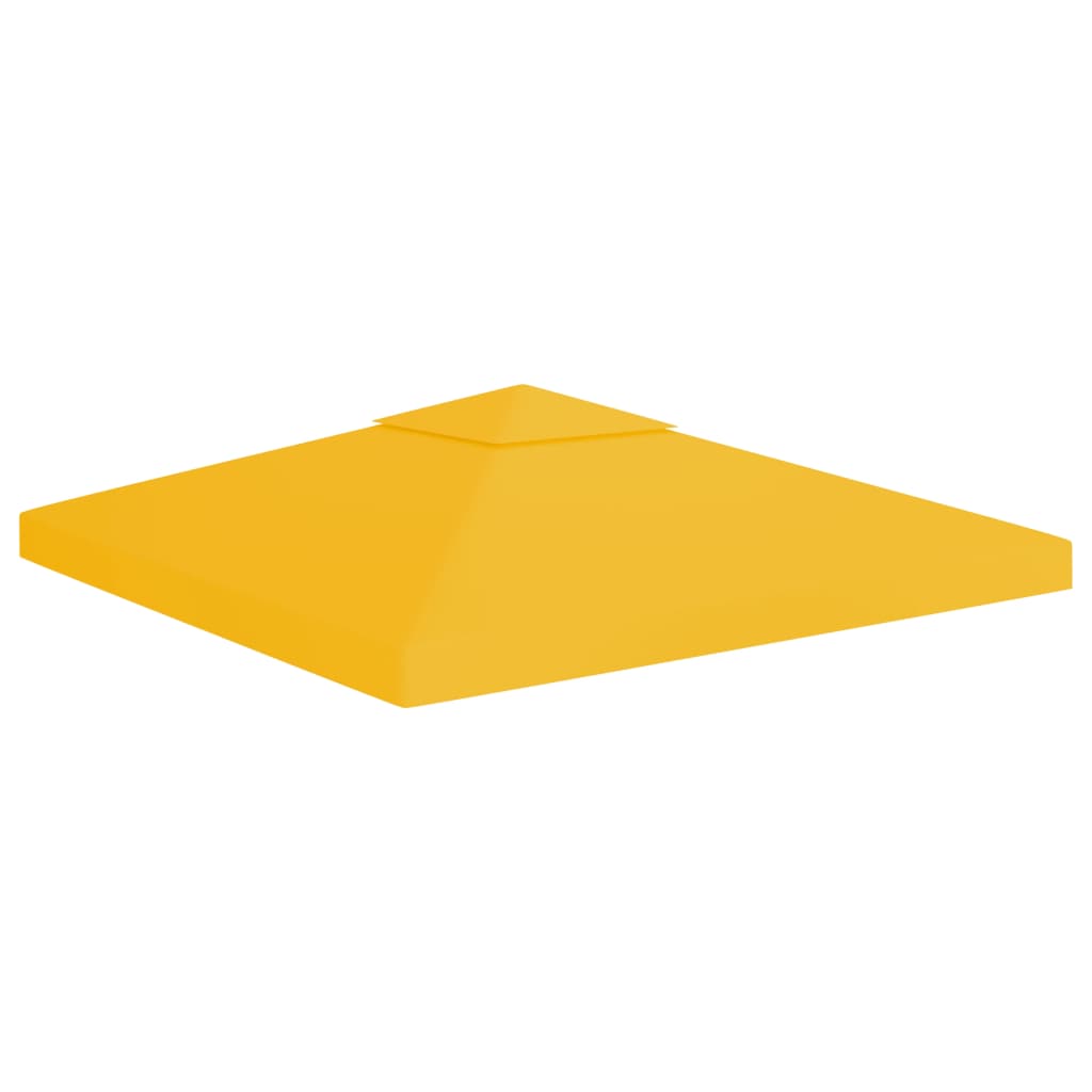 vidaXL Κάλυμμα για Κιόσκι 2 Επιπέδων Κίτρινο 3 x 3 μ. 310 γρ./μ²