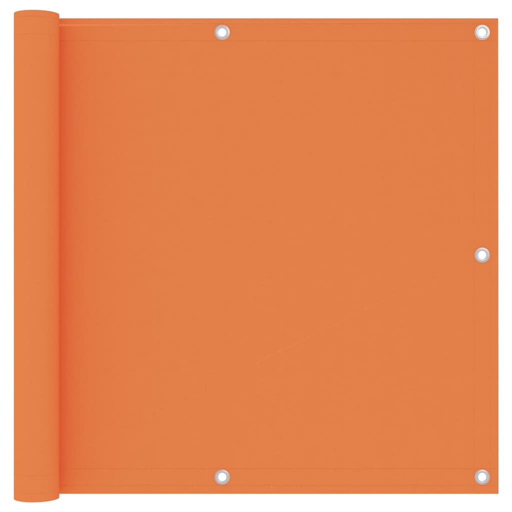 vidaXL Διαχωριστικό Βεράντας Πορτοκαλί 90 x 400 εκ. Ύφασμα Oxford