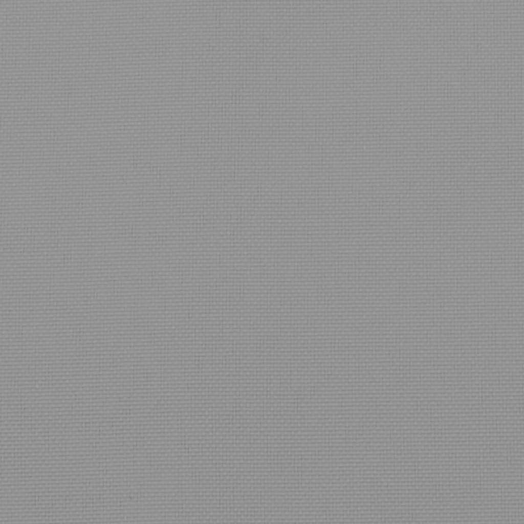 vidaXL Μαξιλάρι Καθίσματος Παλέτας Γκρι 120 x 80 x 12 εκ. Υφασμάτινο