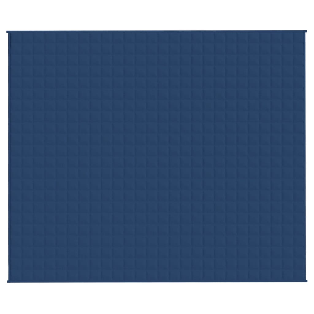 vidaXL Κουβέρτα Βαρύτητας Μπλε 220 x 260 εκ. 15 κ. Υφασμάτινη