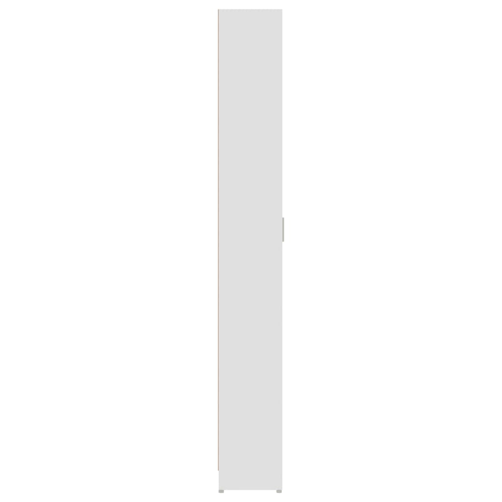vidaXL Ντουλάπα Διαδρόμου Λευκή 55 x 25 x 189 εκ. από Μοριοσανίδα