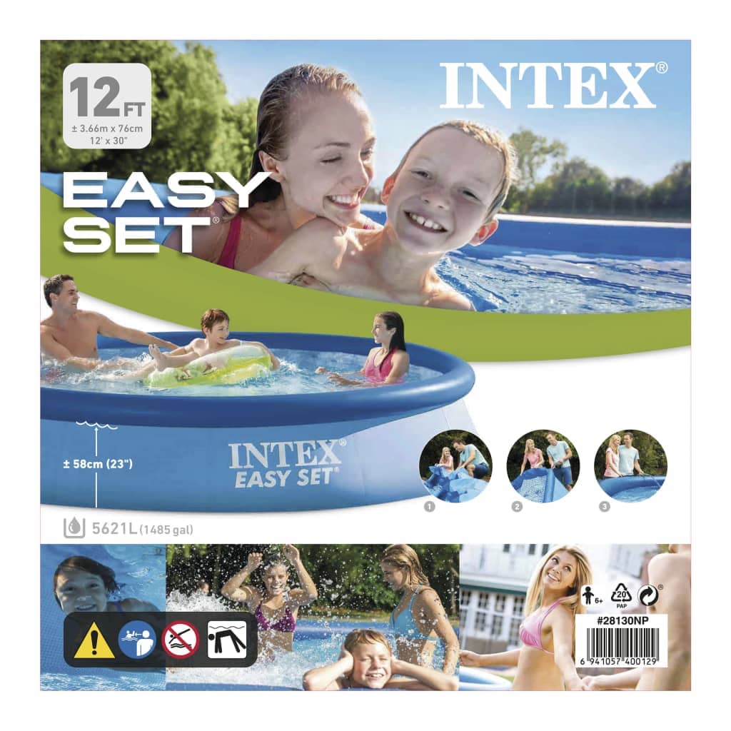 Intex Πισίνα Easy Set 366 x 76 εκ. 28130NP