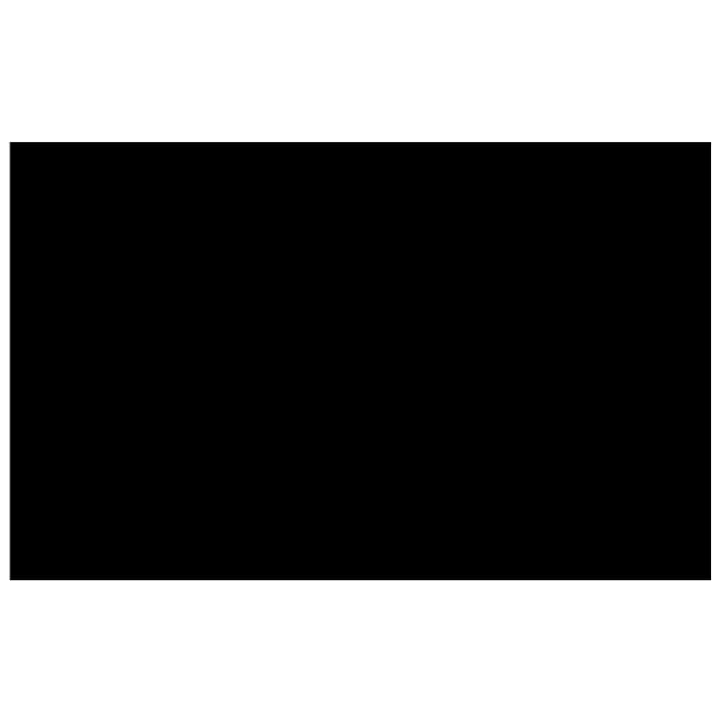 vidaXL Κάλυμμα Πισίνας Ορθογώνιο Μαύρο 800 x 500 εκ. από Πολυαιθυλένιο