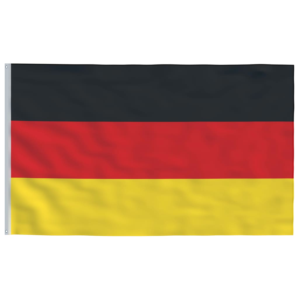 vidaXL Σημαία Γερμανίας 4 μ. με Ιστό Αλουμινίου