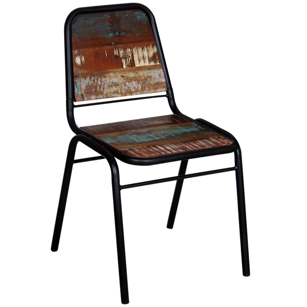 vidaXL Καρέκλες Τραπεζαρίας 6 τεμ. από Μασίφ Ανακυκλωμένο Ξύλο