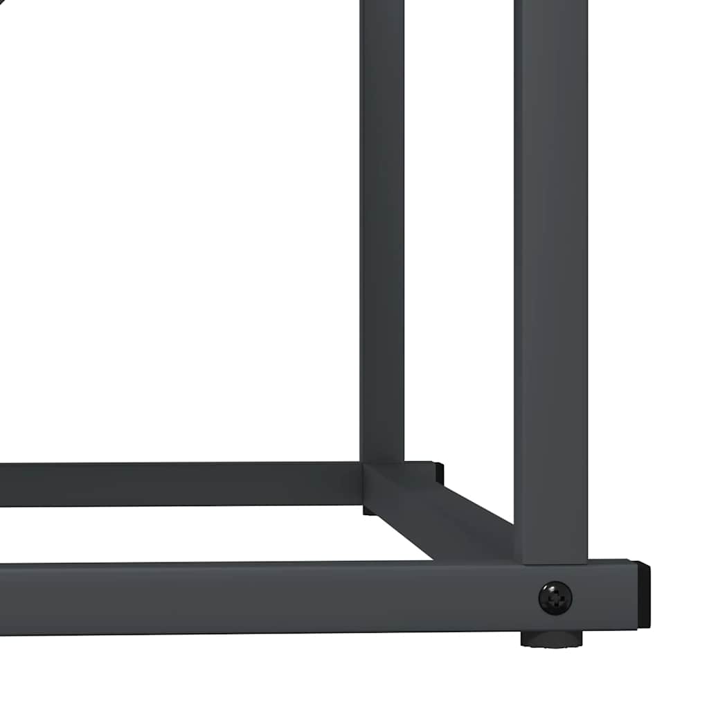 vidaXL Ράφι Καυσόξυλων Ανθρακί 70x43x34,5 εκ. Χάλυβας ψυχρής έλασης