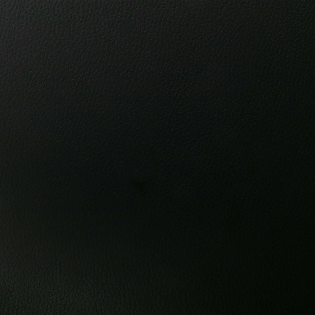 vidaXL Καρέκλα Γραφείου Περιστρεφόμενη Μαύρη Λυγισ. Ξύλο/Συνθετ. Δέρμα